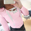 2018 New Autumn Women Fashion Hoodies Sweatshirts Long Sleeve V-neck Bandage Hoodies Shirts Casual Sexy Women Tops GV371