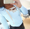 2018 New Autumn Women Fashion Hoodies Sweatshirts Long Sleeve V-neck Bandage Hoodies Shirts Casual Sexy Women Tops GV371