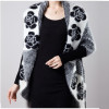 Autumn Flower Knitted Cashmere Cardigan Women Warm Winter Sweaters Jacket Korean Long Loose Women'S Sweater Cardigan Autumn Flower Knitted Cashmere Cardigan Women Warm Winter Sweaters Jacket Korean Long Loose Women'S Sweater Cardigan