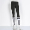 Autumn Fitness Sporting Leggings Women Workout Leggings High Waist Sporter Skinny Striped Women Leggings Pants Black Leggins
