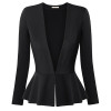 Autumn Fashion Women Slim Fit Blazer Jackets Long Sleeve Blazer Workwear Casaco Feminino Solid No Button Clothes Plus Size