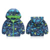 Autumn Cute Korean Style Animal Windbreaker Kids Jacket Boys Outerwear Coats Boys Kids Hooded Children Clothing