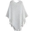 Autumn Clothes Shawl Scarf Sweater Women Women Cardigan Ladies Cape Coat Fringe Poncho Oblique Stripe Coat Bohemian New