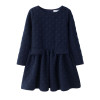 AuroraBaby Big Girls Dresses Thicken Warm Cotton Autumn Winter Children's Clothes Kids Dresses Elegant Style New Arrival