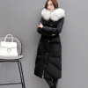 2018 Winter women long Down Cotton Jacket coat Top level Duck down Keep warm female overcoat Plus size hooded fur collar jackets