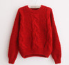 2018 Winter Warm Sweater Women Tops Autumn Slim O-Neck Women Sweaters and Pullovers Casual Elegant Pullover WD548