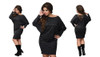 2018 Winter dress plus size christmas party dress batwing sleeve knitted bodycon lace dress sexy women dress female big 5XL 6XL