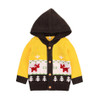 2018 Winter Baby Coat Knitted Hooded Cute Infant Jackets Autumn Children Warm Outerwear Kids Clothes Boys Girls Clothing Brand