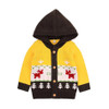 2018 Winter Baby Coat Knitted Hooded Cute Infant Jackets Autumn Children Warm Outerwear Kids Clothes Boys Girls Clothing Brand