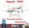 2018 Upgraded New Sale X5SW / X5SW-1 RC Drone Quadcopter Helicopter With FPV Wifi Camera Headless Mode Auto-return VS jjrc h37