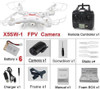 2018 Upgraded New Sale X5SW / X5SW-1 RC Drone Quadcopter Helicopter With FPV Wifi Camera Headless Mode Auto-return VS jjrc h37