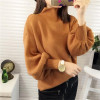 2018 Spring Autumn Winter Women Sweater Fashion Turtleneck Lantern Sleeves Pullovers Loose Knitted Sweaters Female Jumper Top S7 2018 Spring Autumn Winter Women Sweater Fashion Turtleneck Lantern Sleeves Pullovers Loose Knitted Sweaters Female Jumper Top S7