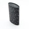 Free Shipping 2016 16X22CM Oval shape plastic universal knife holder for knife with black nylon insert, kitchen knife stand
