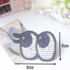Free shipping 1pcs/lot cartoon patches fashion Embroidered iron on patch for clothing Applique DIY Accessory