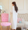 Free Shipping 100% Cotton Princess Nightdress Royal Pijamas Long Sleepwear Women's Nightgowns Lace Nightshirt