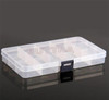 KuZHEN Plastic Adjustable 12 Compartment Storage Box Earring Jewelry Bin Case Container Sewing box Rhinestone Nail Art Tip