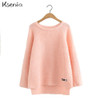 Ksenia O-Neck Lovely Sweater Fashion long sleeve women sweaters and pullovers Autumn and Winter 2017 pullover female Jumper