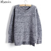 Ksenia 2017 Women Loose sweaters and Pullovers Autumn Winter Fashion Casual O-Neck Knitted Sweater pullover female jumper