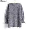 Ksenia 2017 Women Loose sweaters and Pullovers Autumn Winter Fashion Casual O-Neck Knitted Sweater pullover female jumper