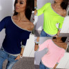 Rogi New Fashion Women Blouses Sexy Off Shoulder Shirt Ladies Tops Loose Casual Slash Neck Solid Cotton Shirts Women Clothing XL Rogi New Fashion Women Blouses Sexy Off Shoulder Shirt Ladies Tops Loose Casual Slash Neck Solid Cotton Shirts Women Clothing XL