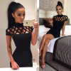 Rogi Mini Club Dress New 2017 Women Hollow Out  Summer Dresses Sexy Elegant Bandage Bodycon Dress Clubwear Vestido de Festa Robe Rogi Mini Club Dress New 2017 Women Hollow Out  Summer Dresses Sexy Elegant Bandage Bodycon Dress Clubwear Vestido de Festa Robe