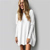 Rogi Long Knitted Sweater Tops Women 2018 Autumn Casual Loose Batwing Sleeve Knit Sweater Oversized Pullover Jumper Pull Femme