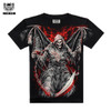 Rocksir 3d skull t shirts Men 2017 HOT SALE Fashion Brand Mens Casual 3D Printed T shirt Cotton Men Clothes tshirt plus size
