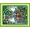 Leisure Hut Patterns counted Cross Stitch 11CT 14CT Cross Stitch Set Wholesale Scenery Cross-stitch Kit Embroidery Needlework