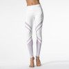 Legging Fitness White Striped Sportswear Women Sporting Leggings Workout Pants Clothing Elasticity Ropa Mujer