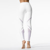 Legging Fitness White Striped Sportswear Women Sporting Leggings Workout Pants Clothing Elasticity Ropa Mujer