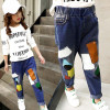 Girls Boy Fashion Print Jeans Children Kids Casual Denim Long Pants Trousers Spring Children's Clothes Girls Leggings Girls Boy Fashion Print Jeans Children Kids Casual Denim Long Pants Trousers Spring Children's Clothes Girls Leggings