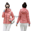 Girl Winter Zipper Jacket Women Parka Thicken Outerwear Anorak Women Down Parka Coats, Short Slim Design Cotton-padded Plus Size