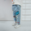 Girl Jeans Boys Ripped Jeans Spring Autumn Casual Baby Girls Pants Loose Children Denim Pant Kids Casual Trousers Jeans