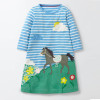 Girl Dresses Winter Kids Dress For Girls Flower Baby Girl Dresses Clothes Long Sleeve Beautiful Children Dresses Girls New 2017
