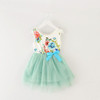Girl Dress Summer New Floral Baby Girl Dress Princess TuTu Dress 8 Colors Infant Dresses Kids Clothing With Bow