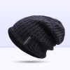2016 Hot Sales Fashion Hat Winter Hat For Man Skullies Beanies Solid Knitted Hat Warm Cap Men Beanies Cap Elastic Free Shipping