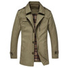 2016 Hot Sale Trench Coat Men Tops Autumn Style Single Breasted Trench Coat High Quality Cloth Long Mens Trench Jacket Coat