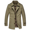2016 Hot Sale Trench Coat Men Tops Autumn Style Single Breasted Trench Coat High Quality Cloth Long Mens Trench Jacket Coat