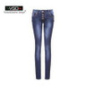 2016 AutumnTop New Hot Sale STRETCH JEANS Pencil Ripped Skinny Jeans Woman Fashion Slim Blue Low Waist Women's Slim Denim Pants