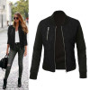2016 Autumn Women Basic Coats Casual Long Sleeve Jacket New Winter Coat Thicken Outwear Bomber Jackets Abrigos Mujer S1
