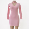Autumn Winter Women Knitting Dress 2017 Long Sleeve Sexy Short Pencil Knitted Dress Slim Bodycon Party Vestidos Sweater Dresses