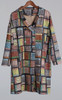 Autumn winter women classic plaid trench coats Ladies turn-down collar printing Fashion outwear vintage clothing S560802