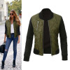 Autumn Winter Women Casual Basic Coats Long Sleeve Jacket Coat Thicken Outwear Bomber Jackets Abrigos Mujer  DW2