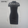 Autumn Winter Women  Dress 2017 Turtleneck Short Sleeve Hollow Out Bodycon Dress Vestidos Sexy Club Party Bandage Dresses Autumn Winter Women  Dress 2017 Turtleneck Short Sleeve Hollow Out Bodycon Dress Vestidos Sexy Club Party Bandage Dresses