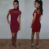 Autumn Winter Women  Dress 2017 Turtleneck Short Sleeve Hollow Out Bodycon Dress Vestidos Sexy Club Party Bandage Dresses Autumn Winter Women  Dress 2017 Turtleneck Short Sleeve Hollow Out Bodycon Dress Vestidos Sexy Club Party Bandage Dresses