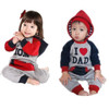 Autumn Winter Warm One Piece Jumpsuit Baby Newborn I Love Mam Dad Costume Baby Girls Boys 2017 clothing Winter Body baby clothes Autumn Winter Warm One Piece Jumpsuit Baby Newborn I Love Mam Dad Costume Baby Girls Boys 2017 clothing Winter Body baby clothes