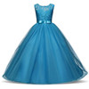 2018 Elegant Teenage Girl Party Dress For Kids Girls Dresses Formal Clothes Wedding Children Clothing Tutu Princess prom Dress