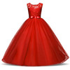 2018 Elegant Teenage Girl Party Dress For Kids Girls Dresses Formal Clothes Wedding Children Clothing Tutu Princess prom Dress