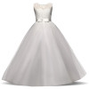 2018 Elegant Teenage Girl Party Dress For Kids Girls Dresses Formal Clothes Wedding Children Clothing Tutu Princess prom Dress