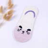 2018 Cute Harajuku Print Cat Woman Slippers Socks Summer Animal Funny Cute Low Cut Ankle Socks Happy Candy Color Sock Popsocket